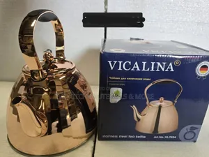 3l Golden Vicalina Whistling Kettle
