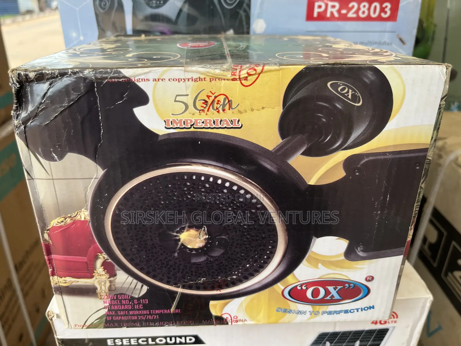 56” Ox Ceiling Fan