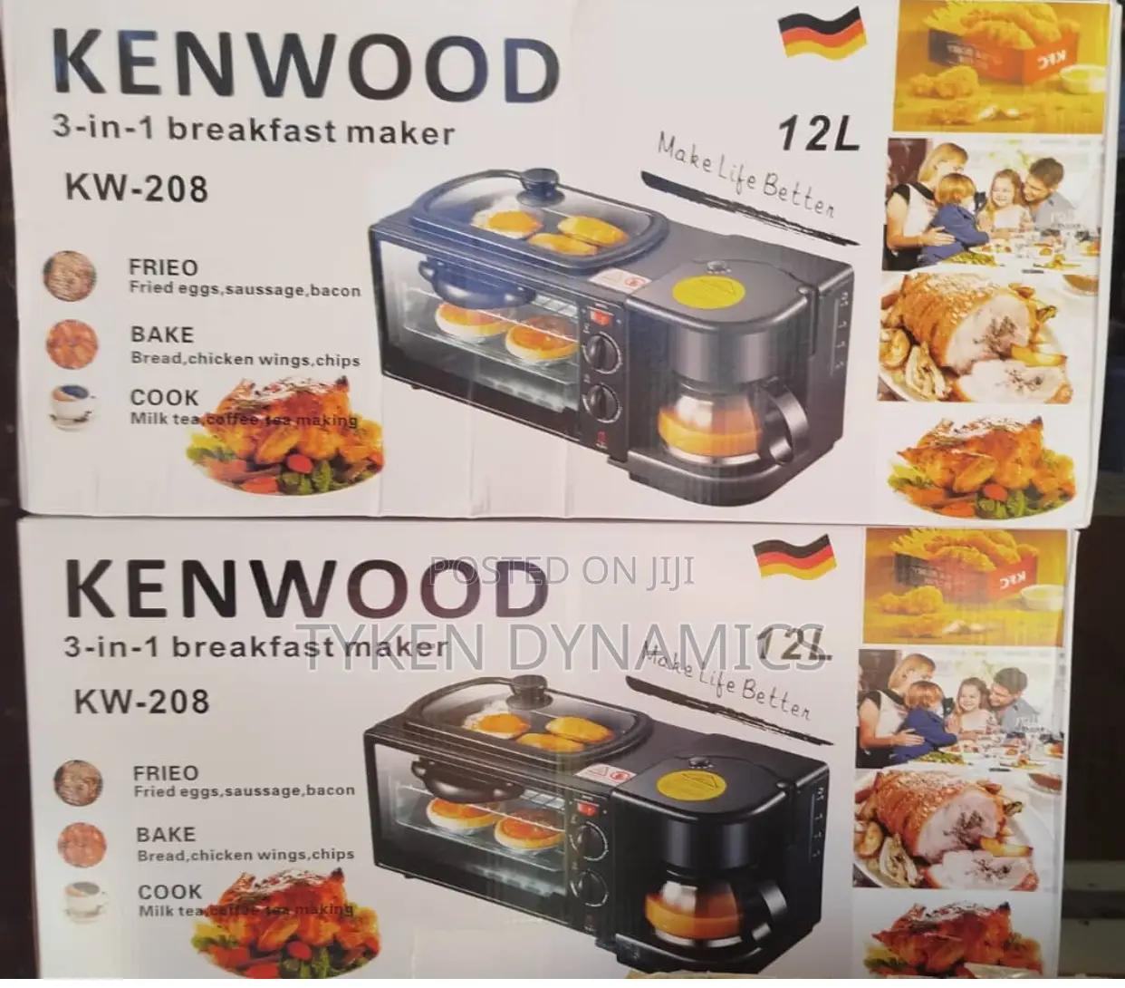 Kenwood 3 in 1 Breakfast Maker/ Breakfast Machine