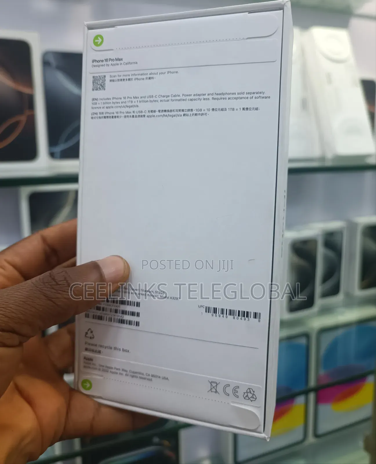 New Apple iPhone 16 Pro Max 256 GB Black