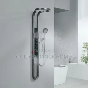 Rainfall Bathroom Shower Set With Waterfall Led Shower Panel