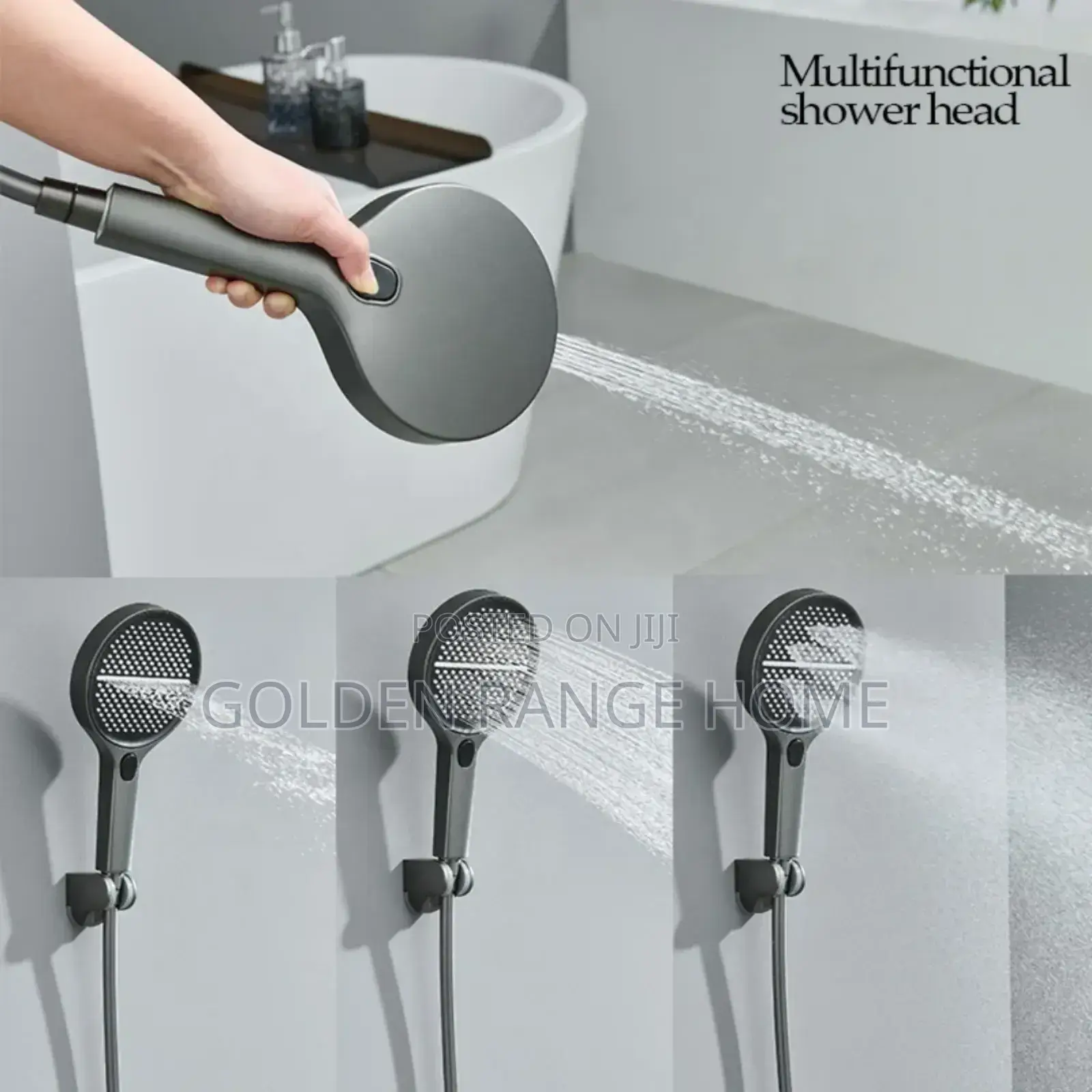 Rainfall Bathroom Shower Set With Waterfall Led Shower Panel