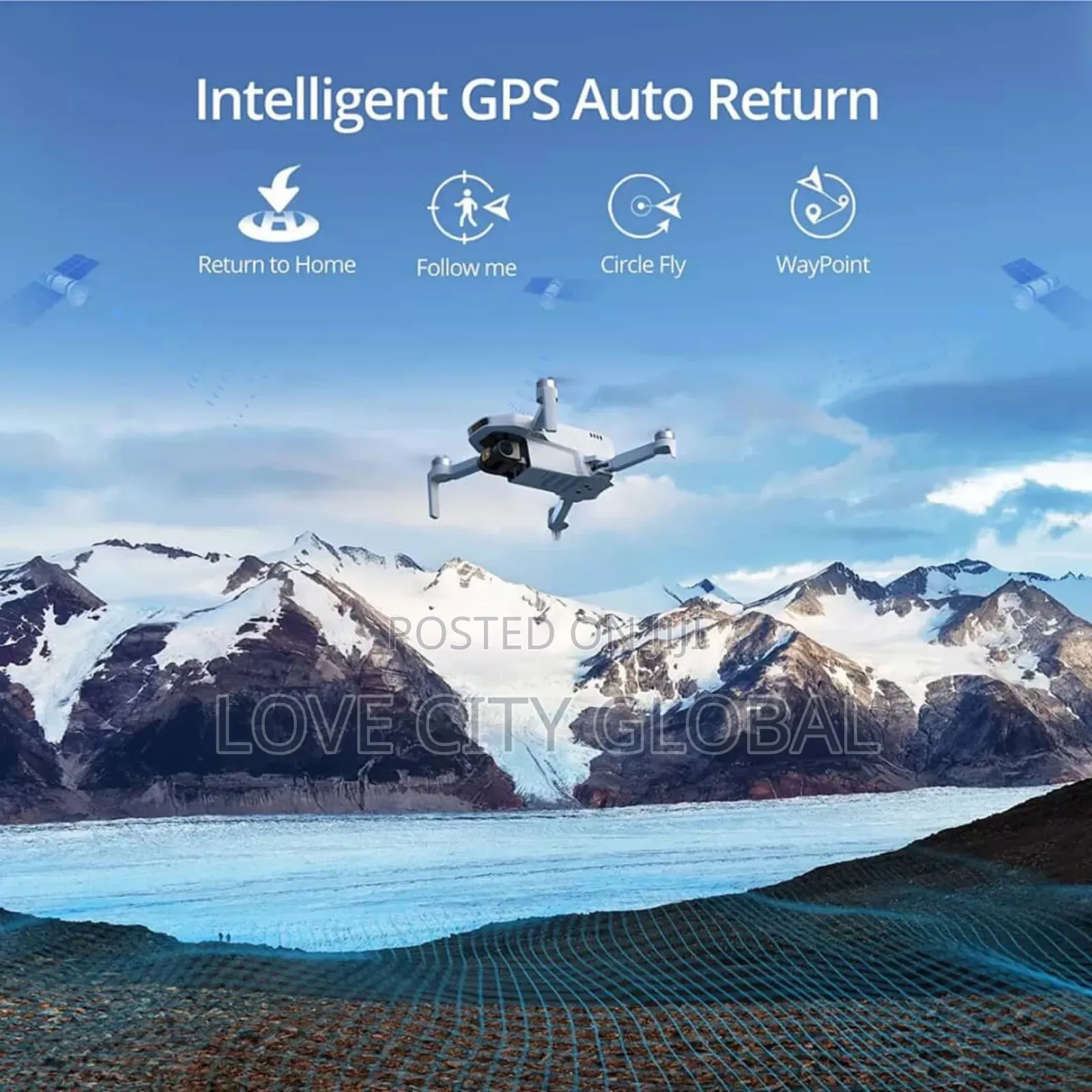 Potensic Atom Drone 3 Batteries GPS Hd 6km Fly More Combo