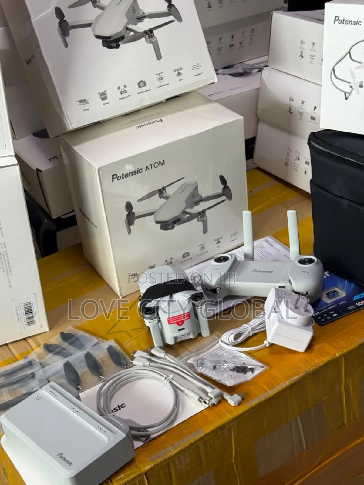 Potensic Atom Drone 3 Batteries GPS Hd 6km Fly More Combo