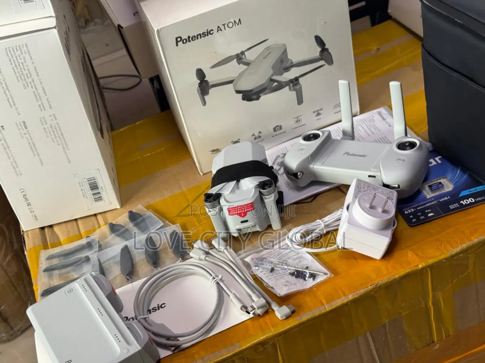 Potensic Atom Drone 3 Batteries GPS Hd 6km Fly More Combo