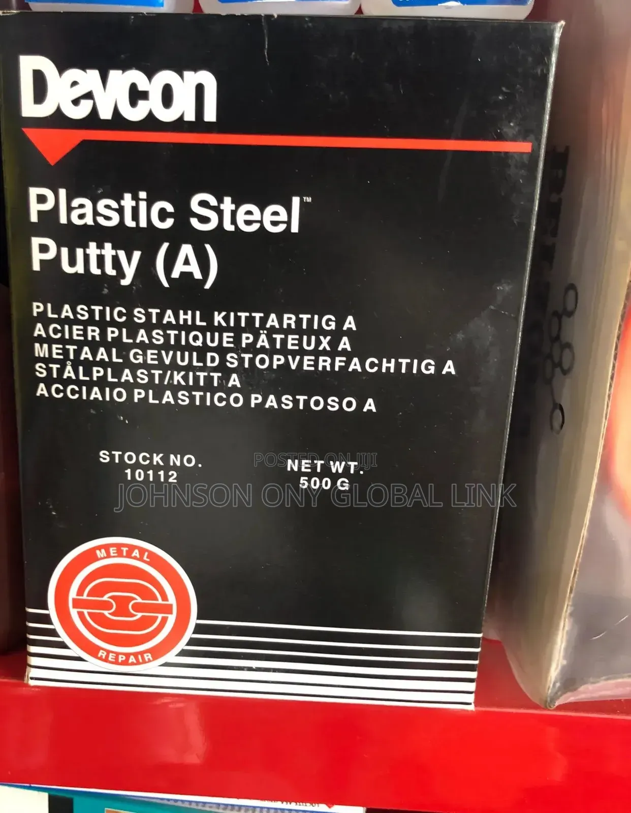 Devcon Plastic Steel Putty A