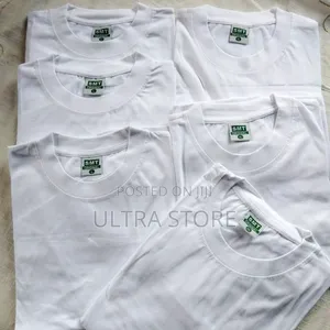 Plain White T-Shirt (Smt) M-2xl