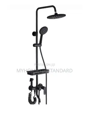 Quality Surface Standing Shower Matte Black