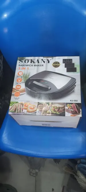 Sokany 3in1 (750w) Sandwich Toaster, Grill Maker, Waffle Maker Machine