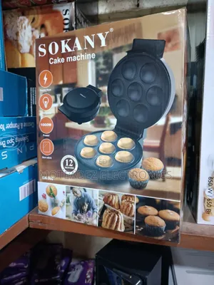 Sokany 7 Holes Non Stick Plate Cup Cake Maker Machine