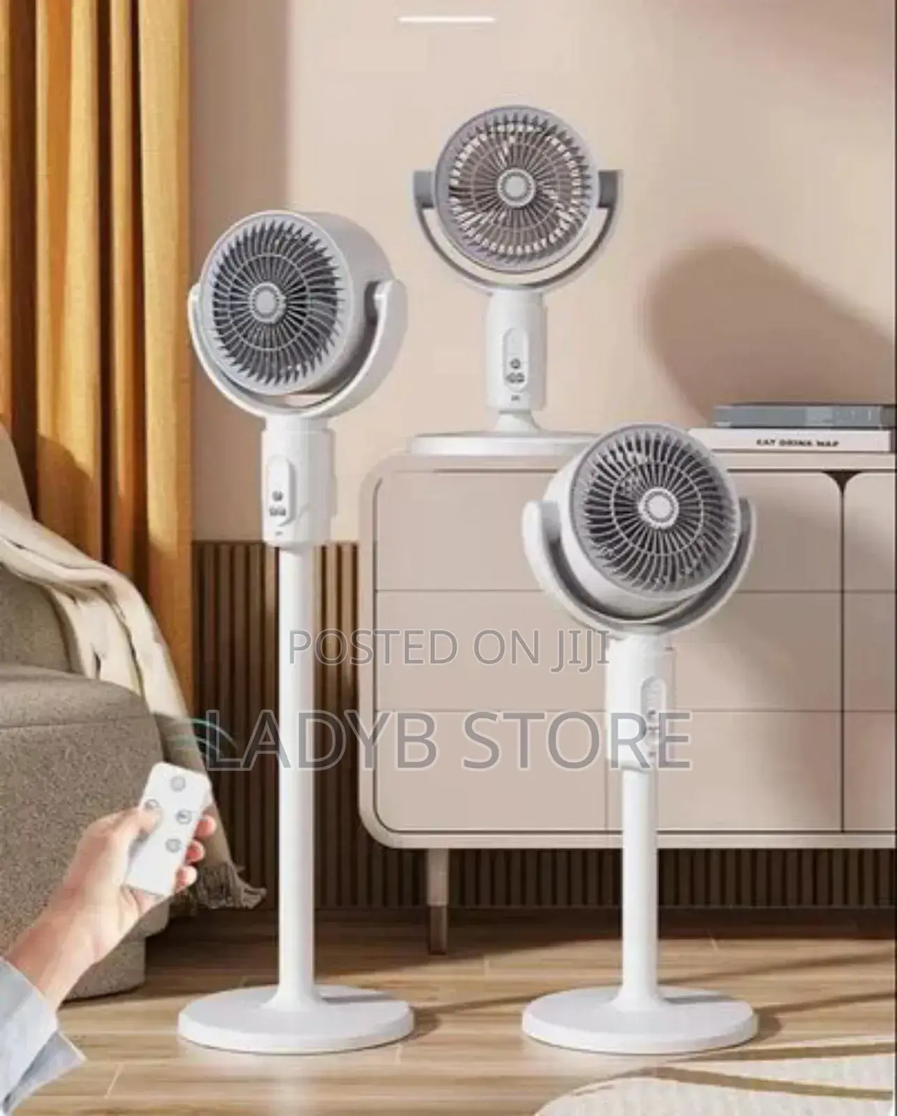 Rechargeable Rotating Fan