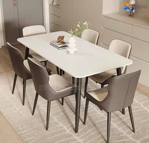 Luxurious Marble Dinning Set 6 Seater