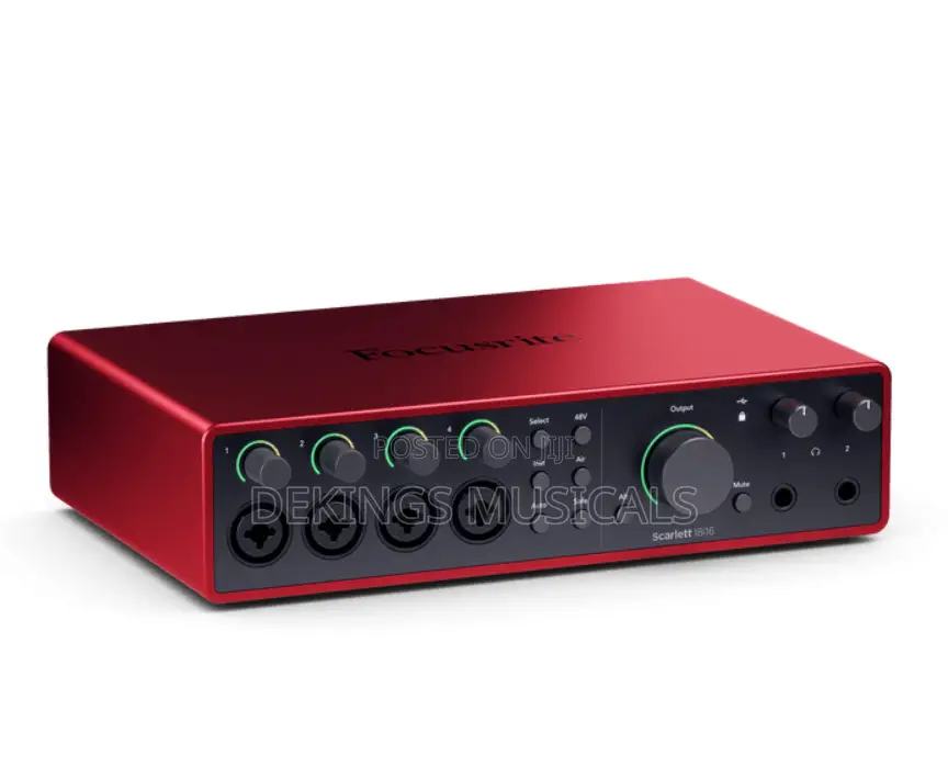 Focusrite Scarlett 18i16 4th Gen Usb Audio Interface