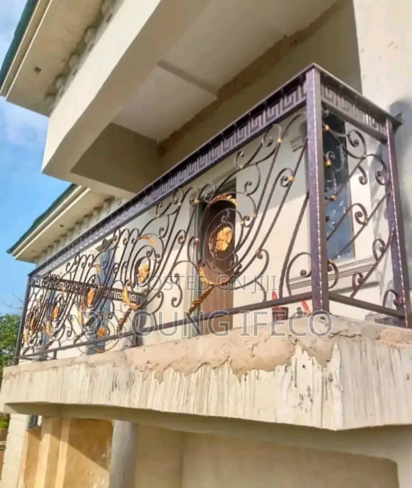 Strong Wrought Iron Handrail