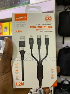 Photo - Ldnio Lc97uc 3-in-1 Fast Charging Cable