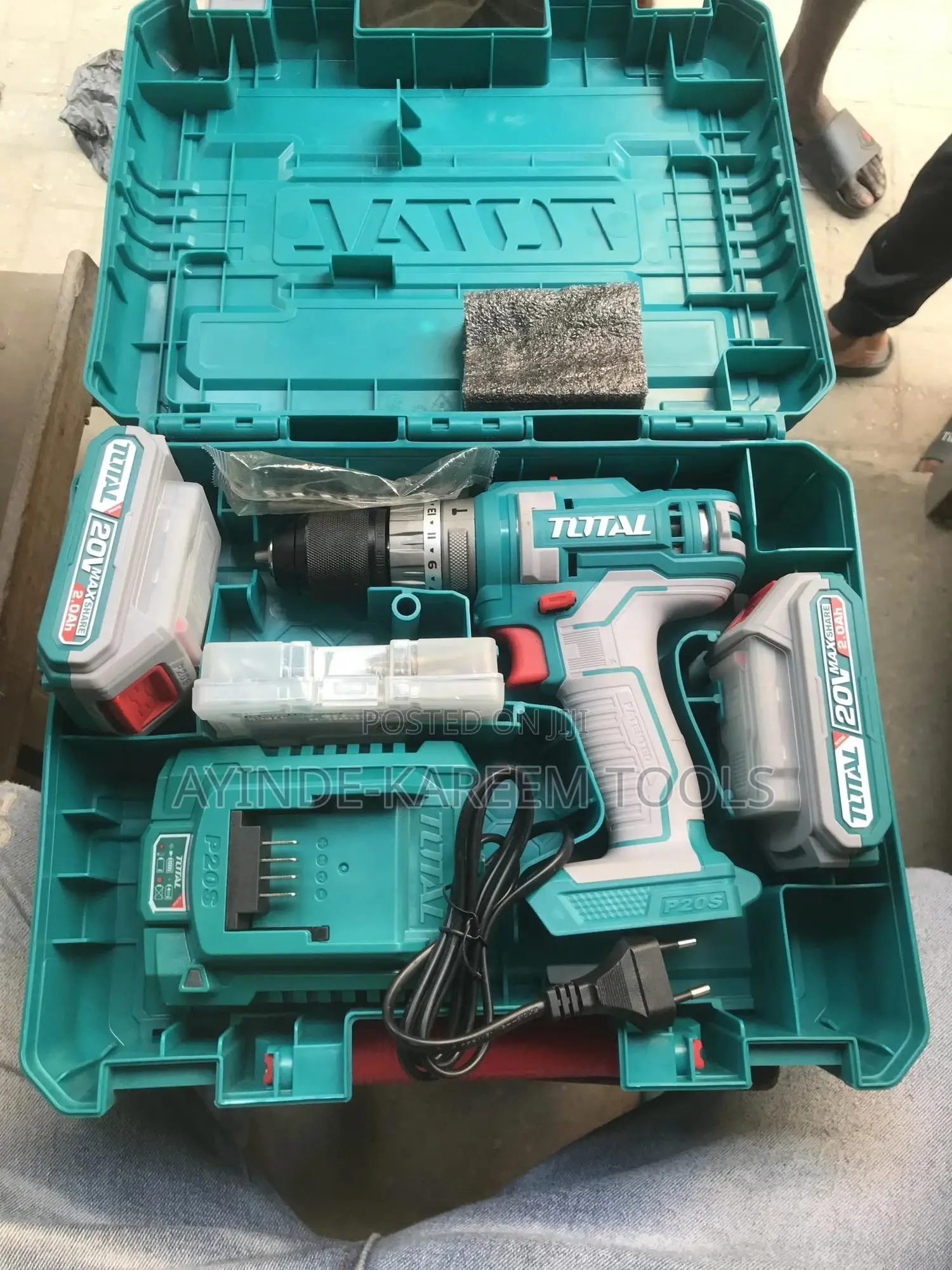 Lithium Industrial Impact Drill Machine 20v (2.0ah)