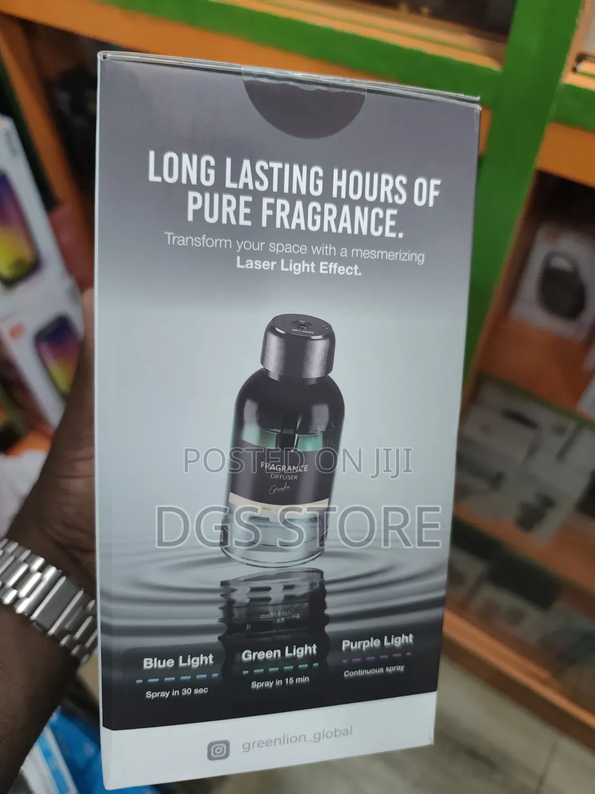 Green Lion Jumbo Fragrance Diffuser 500ml Capacity