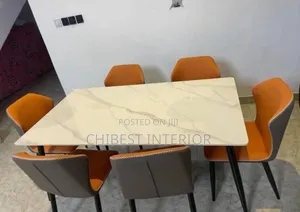 Luxury Dining 6 Seaters Marble