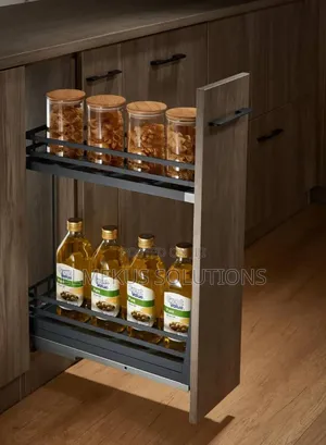 Photo - Pullout Spice Bottle Rack (Anthracite)