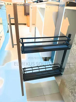 Pullout Spice Bottle Rack (Anthracite)