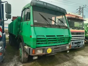 Steyr Tipper Truck 10 Tyres 1998 Green