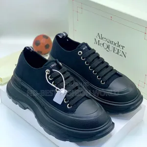 Alexander McQueen Black Luxury Sneakers