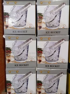 Glass Ice Bucket With Picker