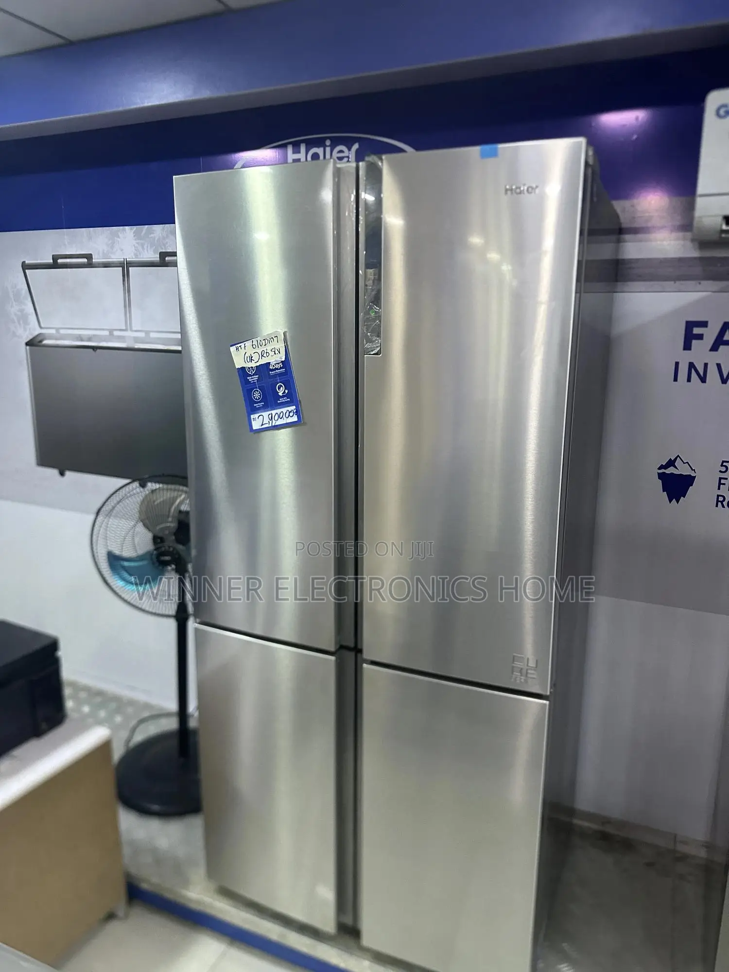 Thermocool Inverter 4doors Side by Side Fridge 610 Liters