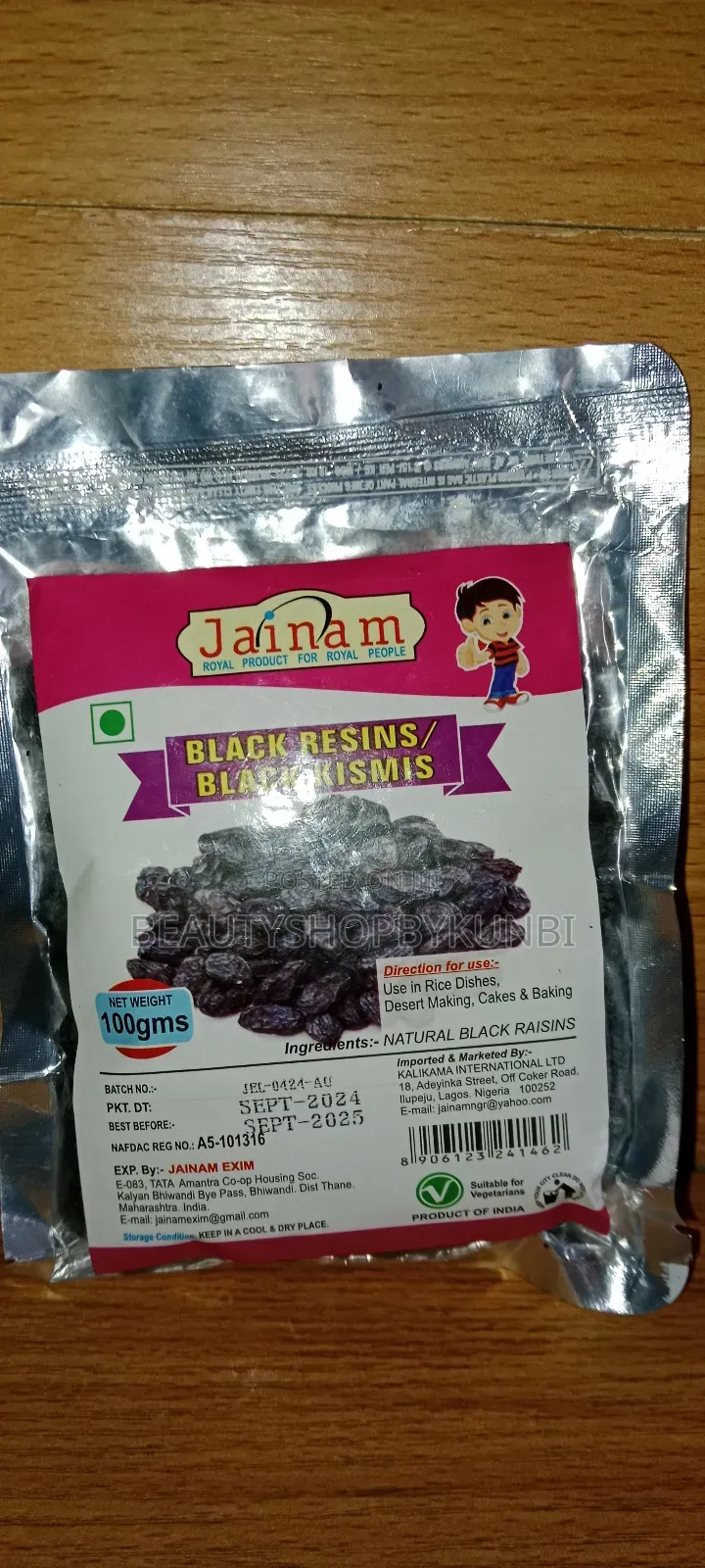Black Raisins -100g
