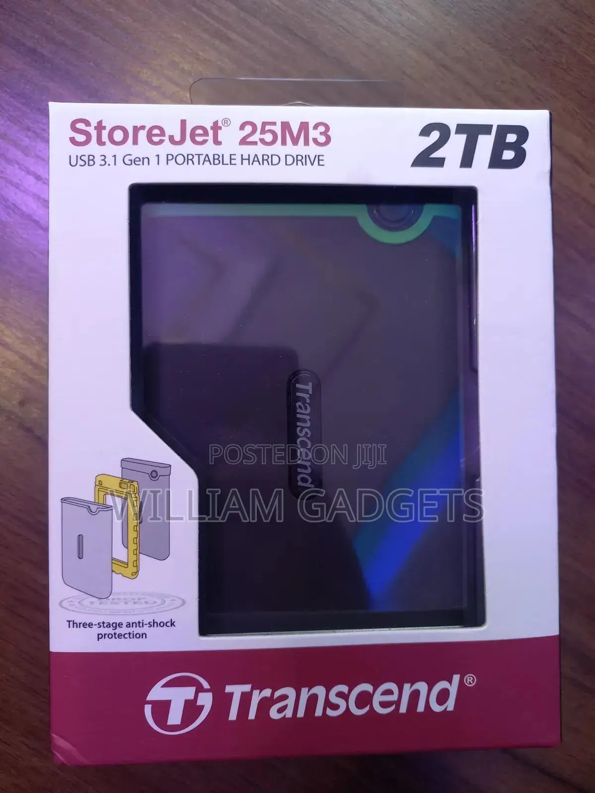 Transcend Storejet 25m3 2tb External Hard