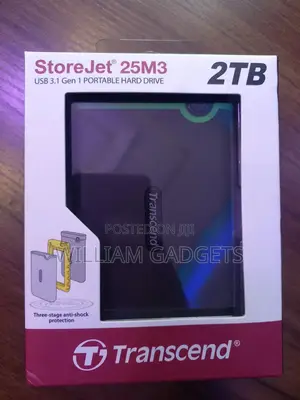 Transcend Storejet 25m3 2tb External Hard