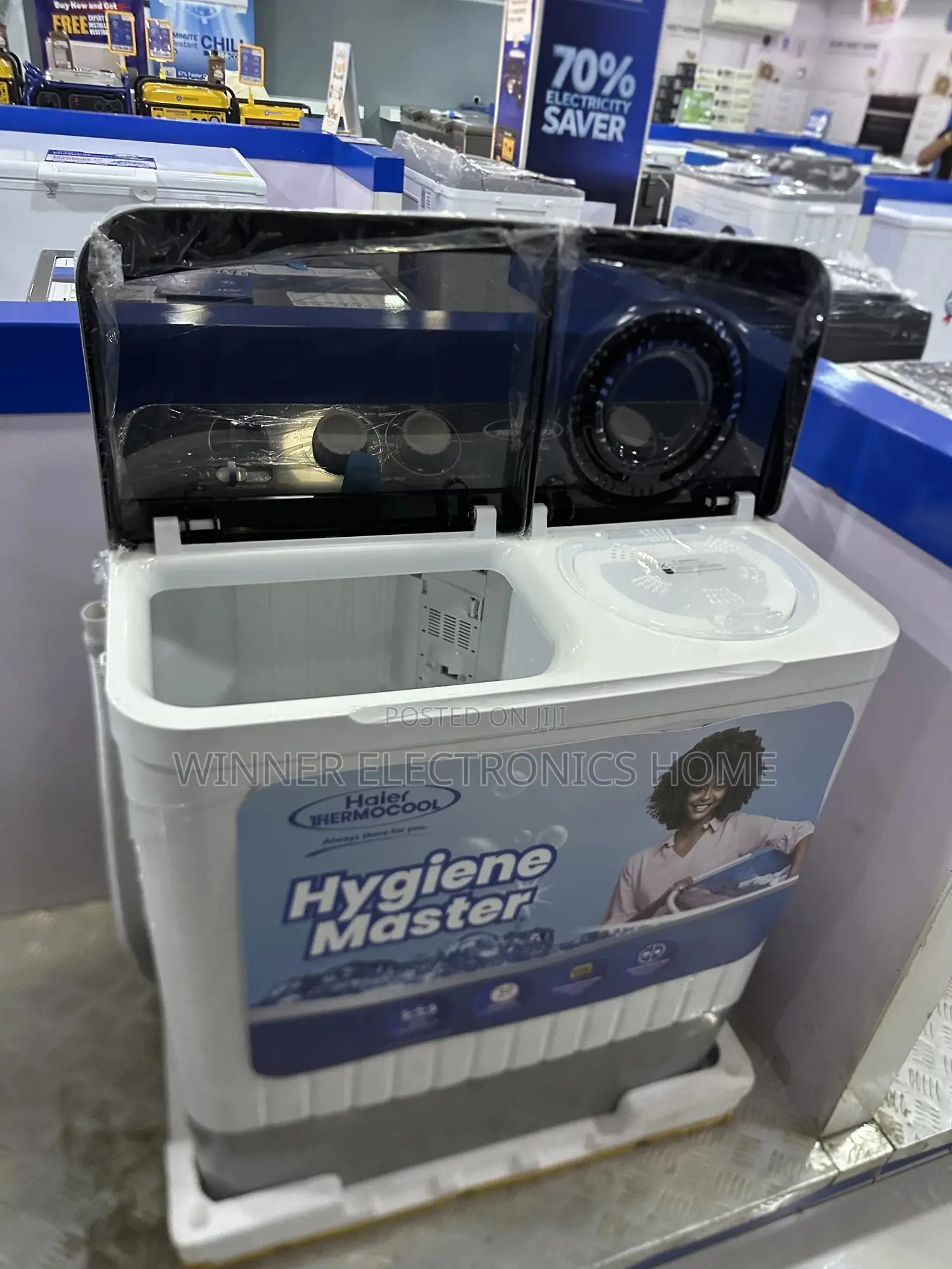 Haier Thermocool 8kg Top Loader Washing Machine
