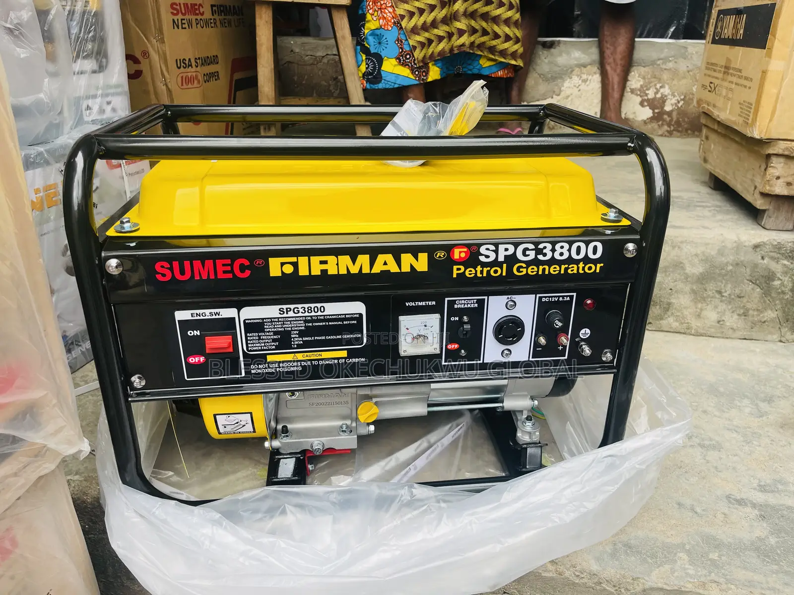 4.5kva Sumec Firman Generator SPG 3800
