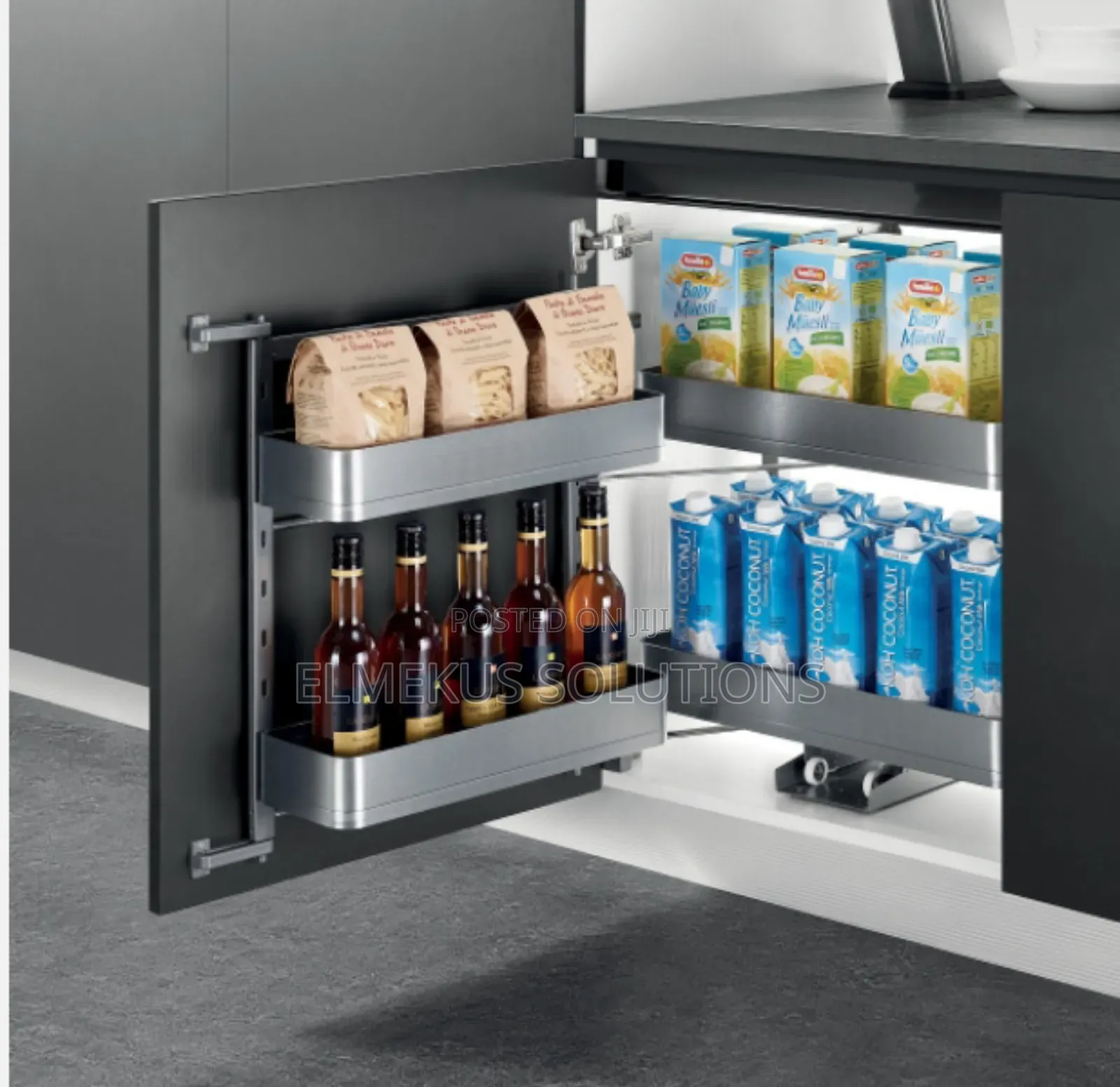 2 Layers Pantry Unit (Stainless)