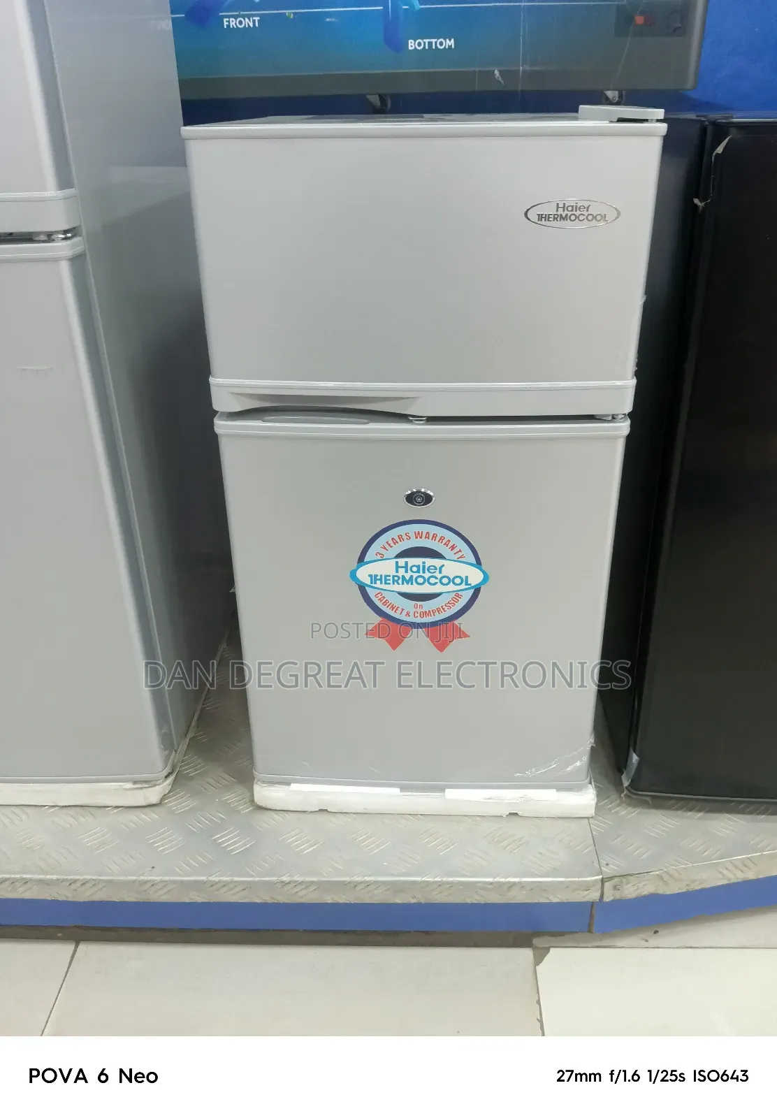 Haier Thermocool HRF 80bex Double Door Energy Savings Fridge