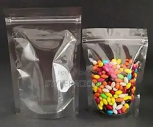 Transparent U-bottom Ziplock Pouch 9cm X 15cm