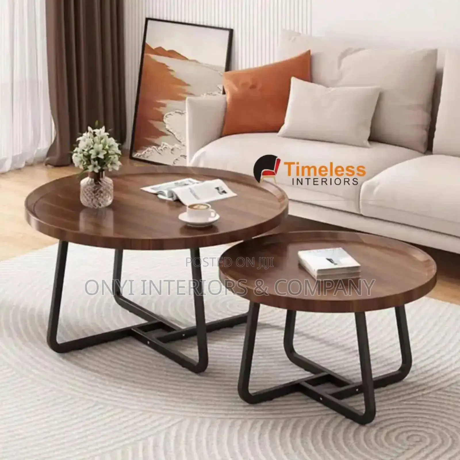 Wooden Top Extendable Centre Table
