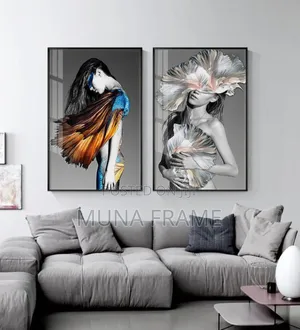 Abstract Colourful Wall Art Acrylic Framed