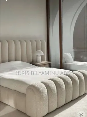 6x6 Bedframe With Two Side Cupboard