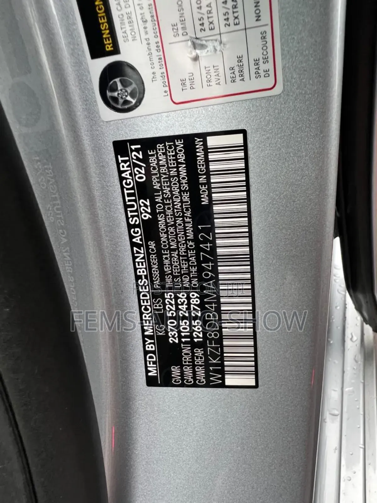 Mercedes-Benz E350 2021 Silver