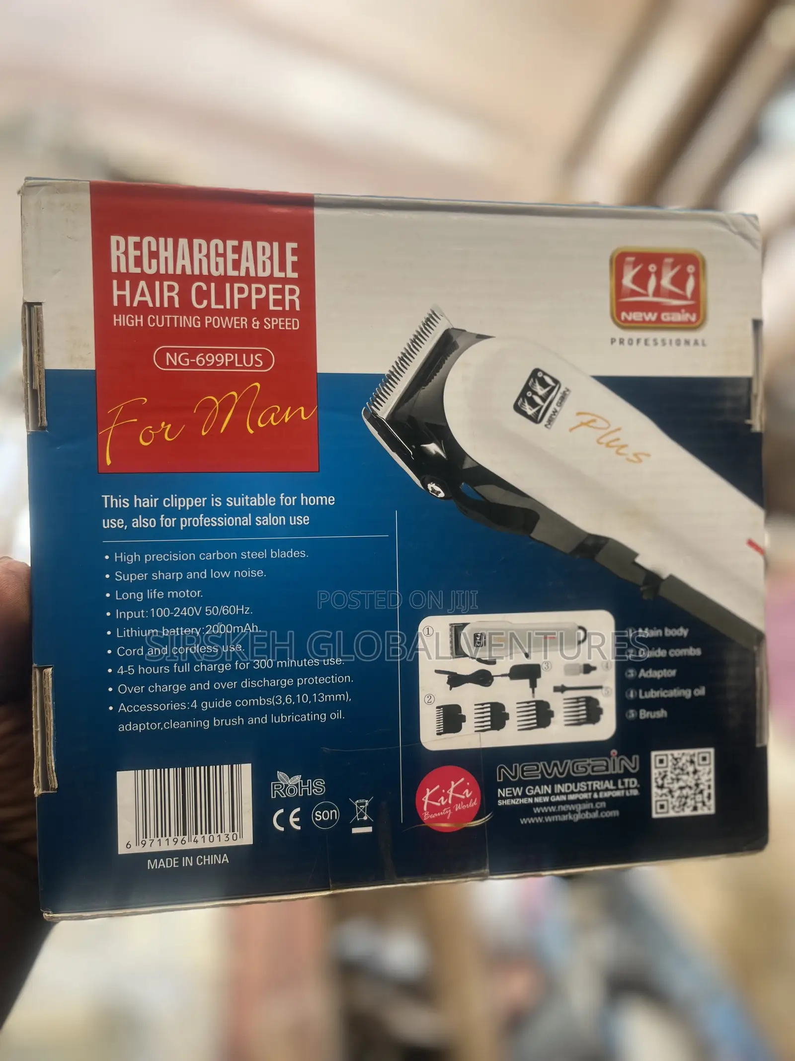 Kiki Rechargeable Clipper