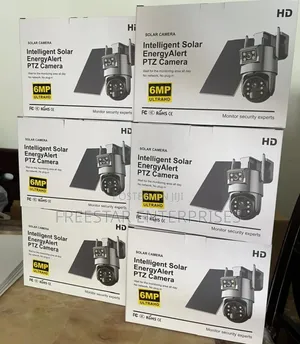 Ubox Dual Lens Solar CCTV Camera. Solar Cctv.