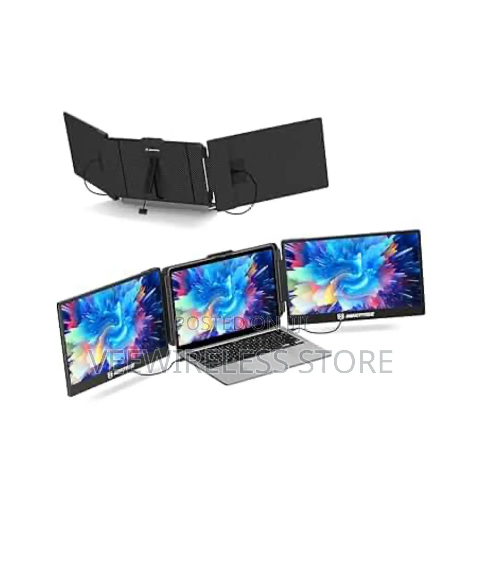 S2 Triple Monitor for Laptop Portable Screen Extender