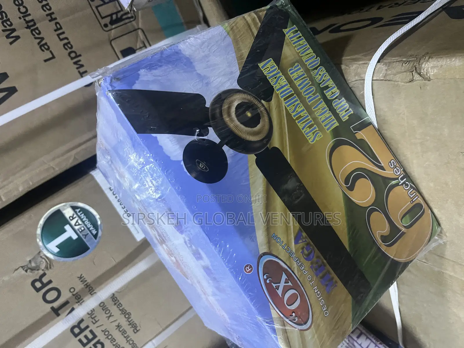 62” Ox Giant Ceiling Fan