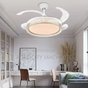 Luxurious Led Fan Chandelier