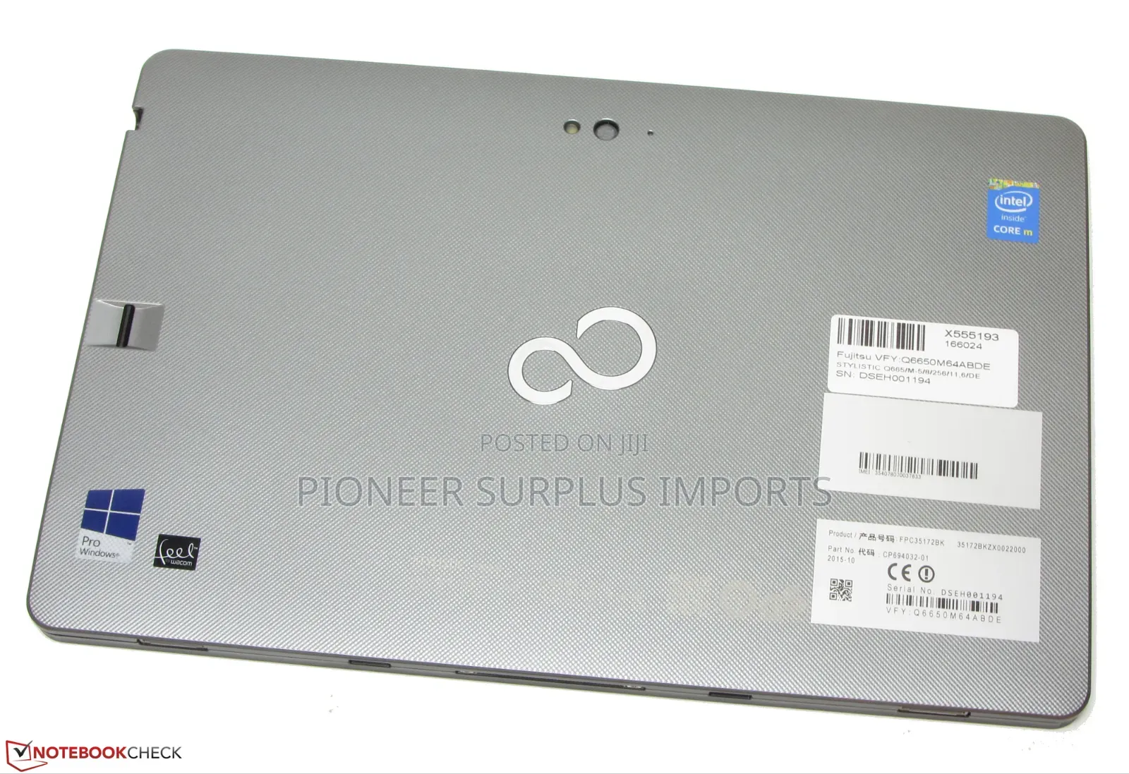 Laptop Fujitsu 8GB Intel Core M SSD 256GB