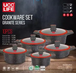 Ucc Life Granite Cookware Set 10pcs