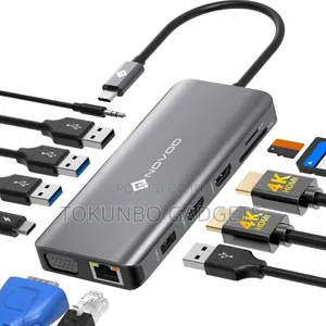 Photo - Novoo 11-in-1 Dual Display Usb-C Docking Station