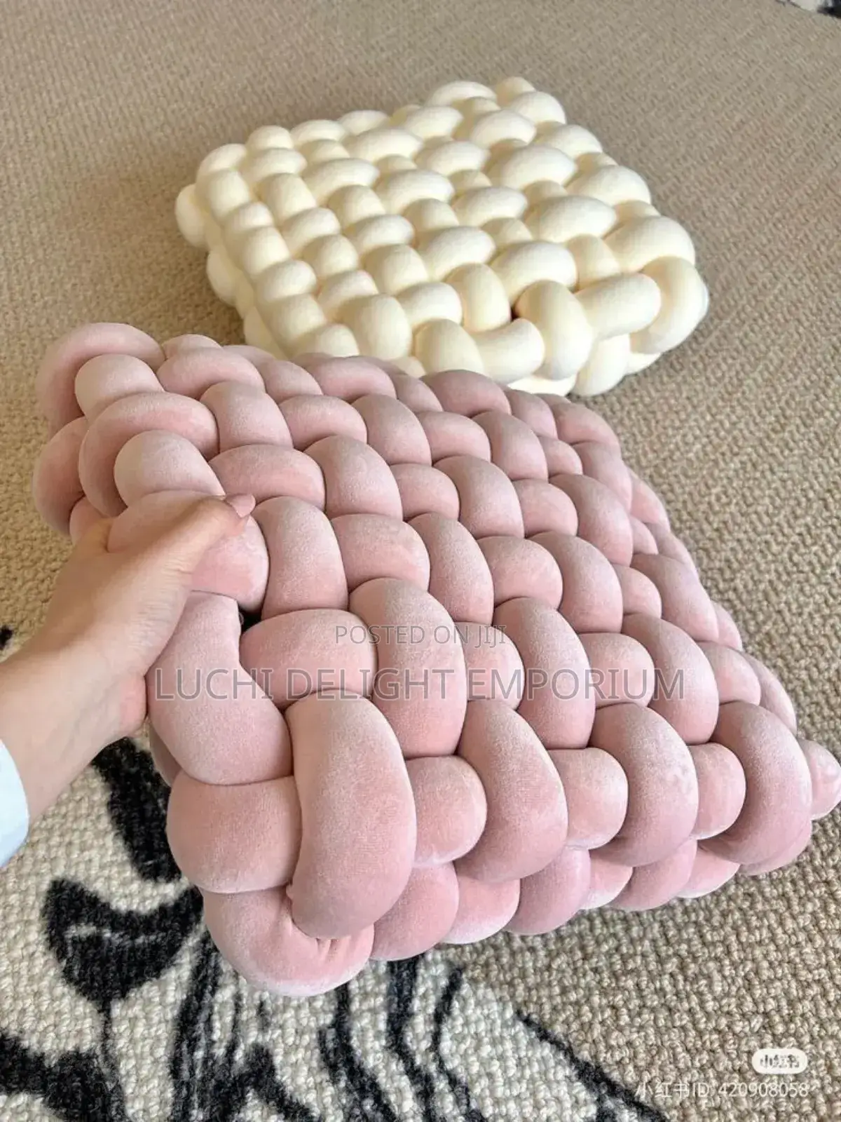 Decorative Throw Soft Cushion Pillow Knots Pillow