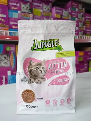 Photo - Jungle Dry Crunchy Kitten Cat Food With Chicken Flavour